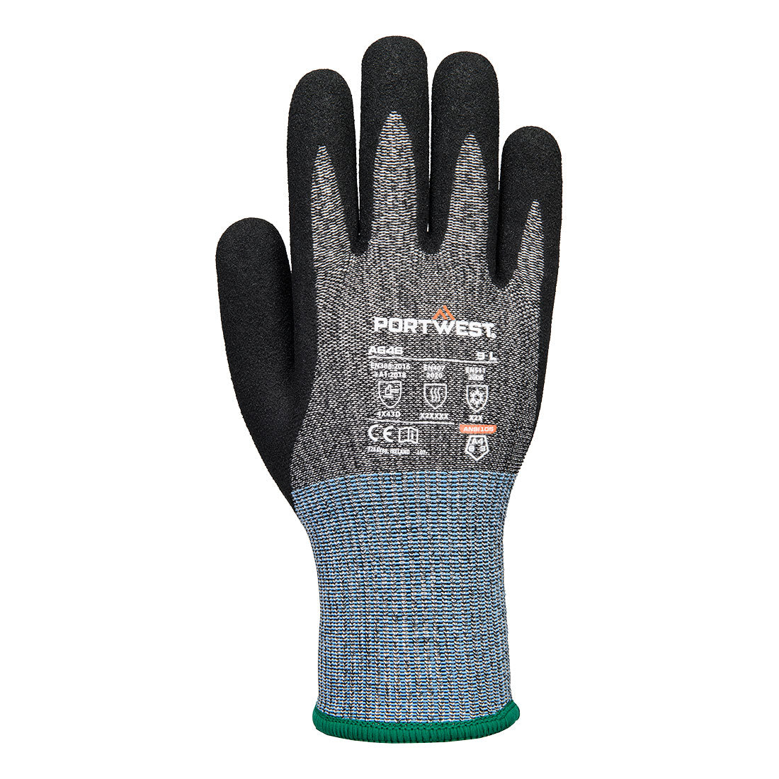Portwest Cut D13 Nitrile Viz-Tex Cold Glove A646