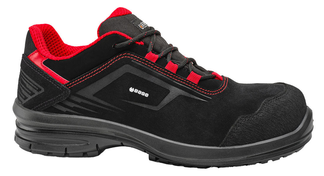Portwest Base Protection Dione Shoe S3L FO SR Black/Red B0982A
