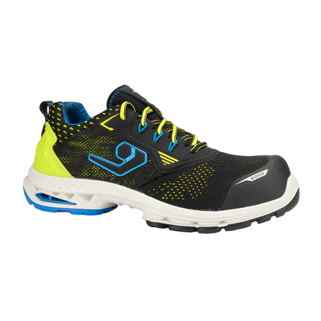 Portwest Base Protection New York S1PS ESD LG SC FO SR Black/Green  B1704D