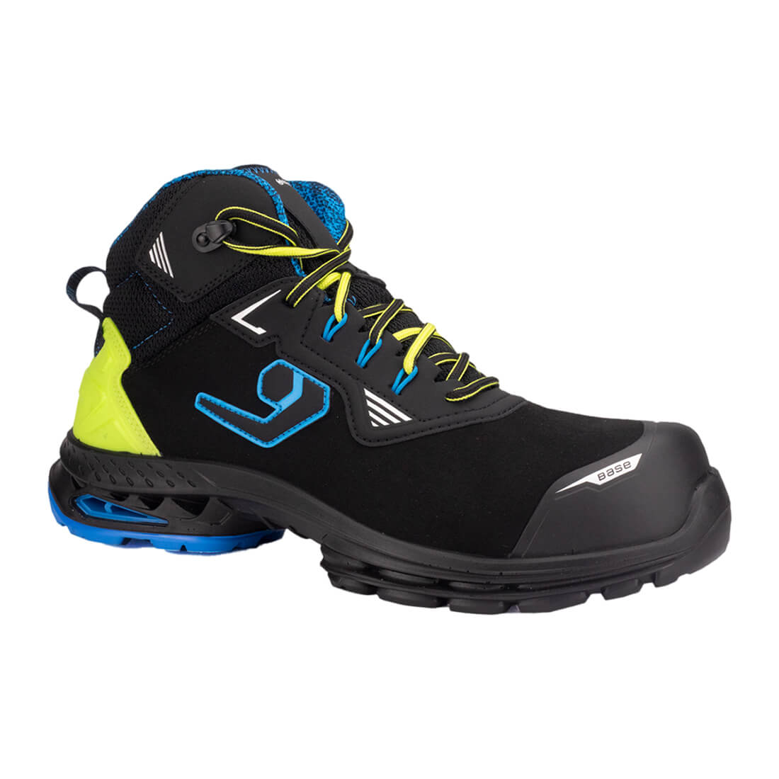 Portwest Base Proetction Boston S3S ESD SC LG FO SR Black/Green B1712A