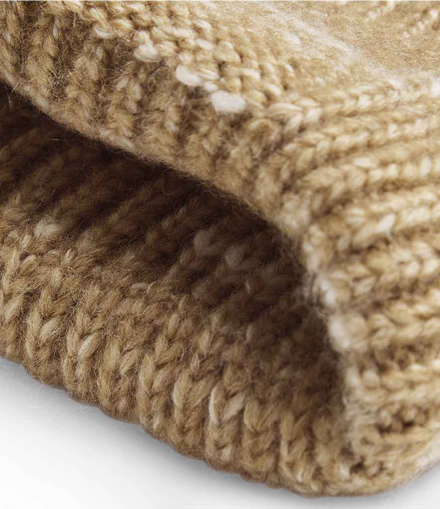 Beechfield Chunky Knitted Patch Beanie