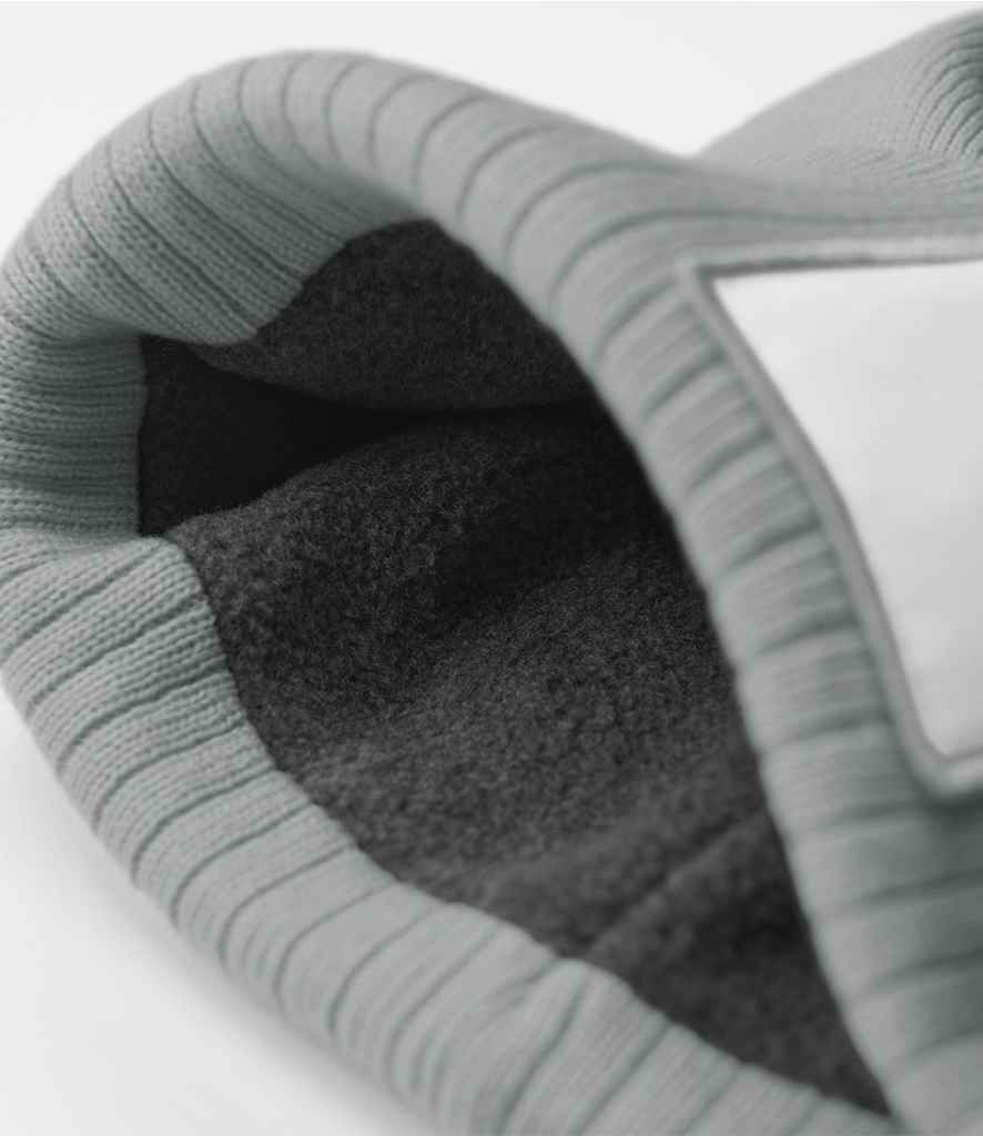 Beechfield Appliqué Patch Pom Beanie