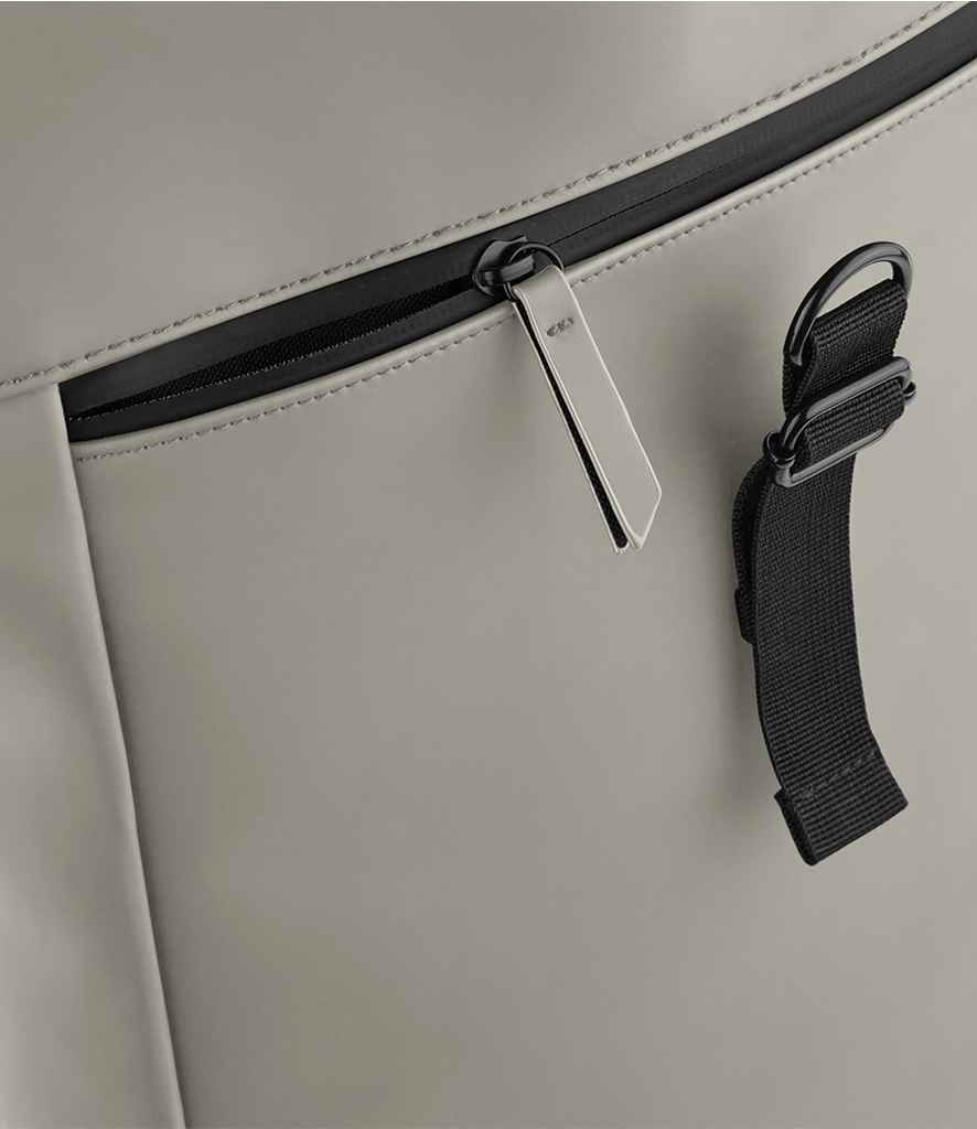 BagBase Matte PU Roll-Top Backpack