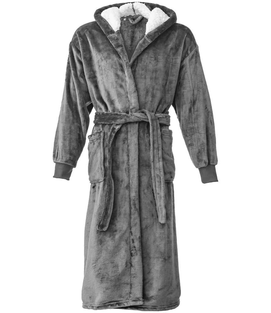 Brand Lab Unisex Hooded Cuffed Robe