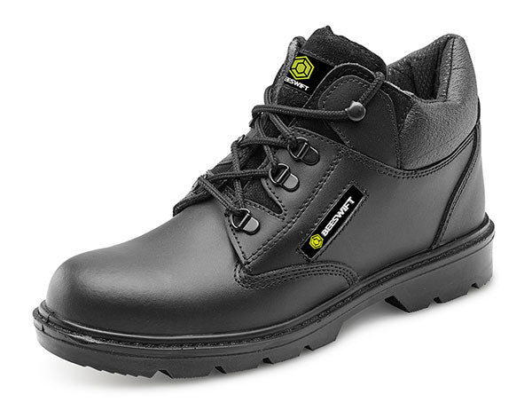 BEESWIFT LEATHER MID CUT MIDSOLE BOOT