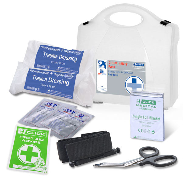 Click Medical Critical Injury Box - Low Risk BS8599-1:2019
