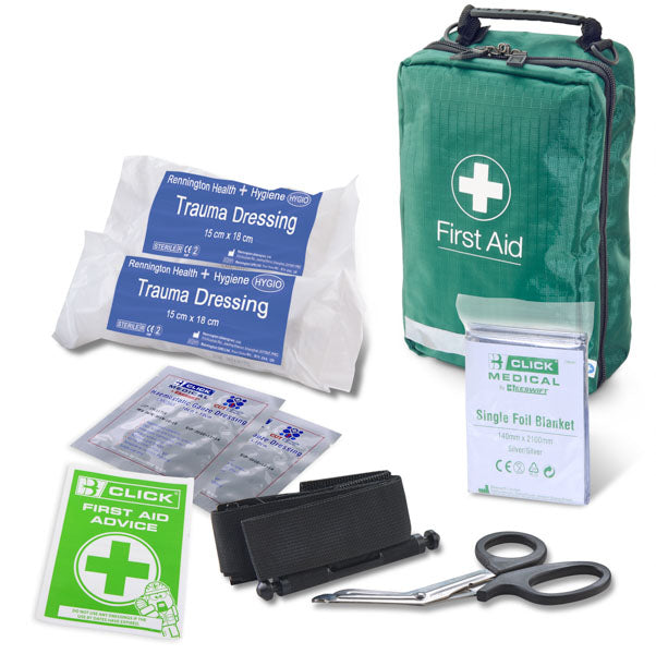 Click Medical Critical Injury Bag - Low Risk BS8599-1:2019