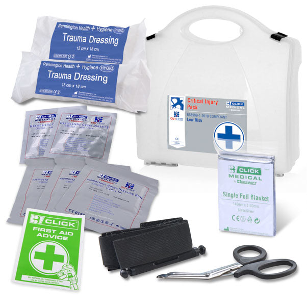 Click Medical Critical Injury Box - High Risk BS8599-1:2019