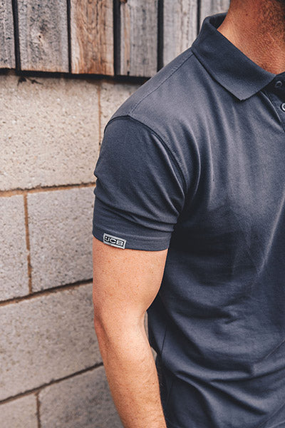 JCB - ESSENTIAL D+AK GREY POLO SHIRT