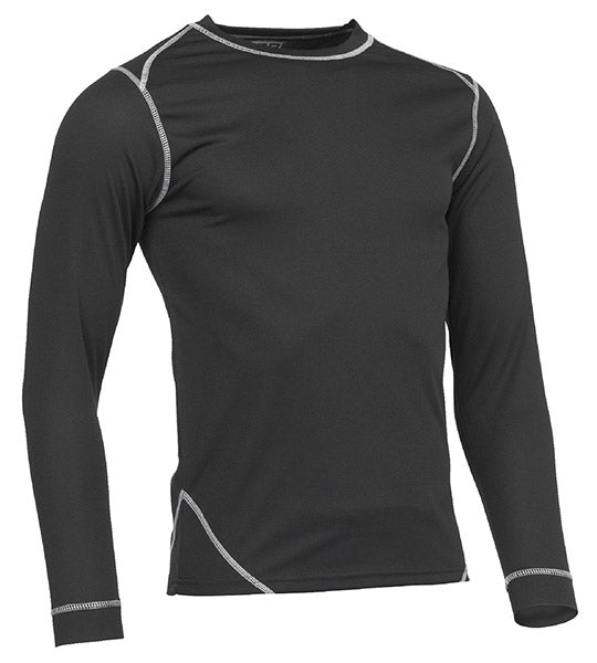 JCB - BASE LAYER TOP BLACK LONG SLEEVE