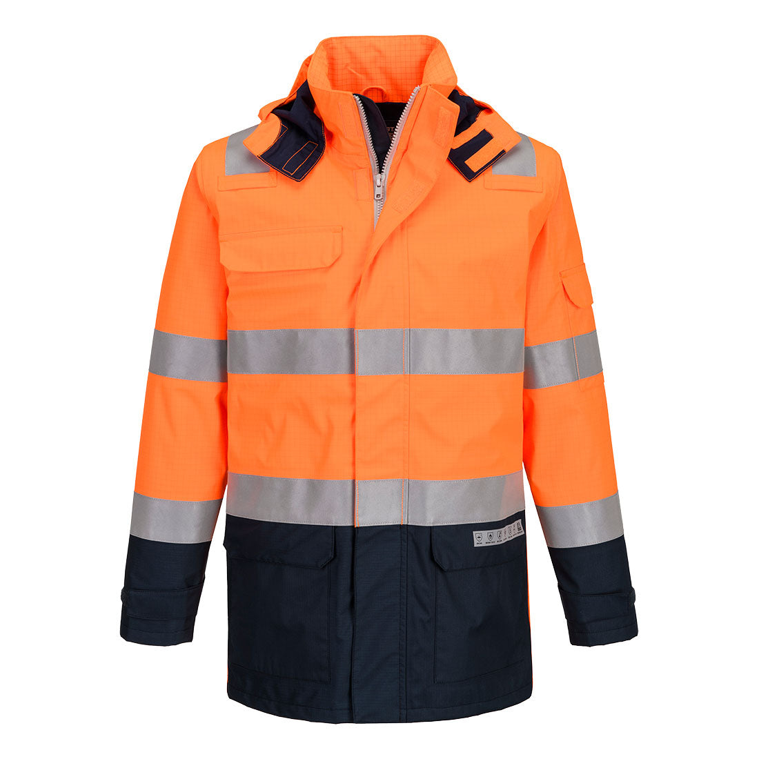 Portwest Bizflame Rain+ Hi-Vis Multi-Norm Contrast FR Jacket FR605