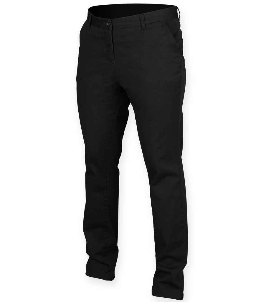 Front Row Ladies Stretch Chino Trousers