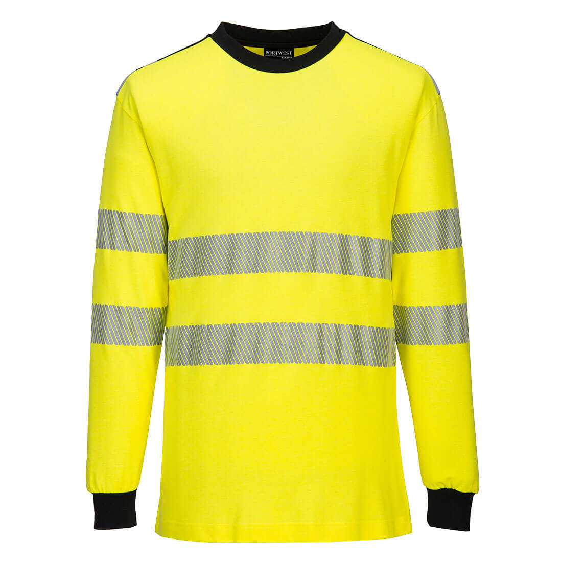 Portwest PW3 Modaflame Knit Hi-Vis FR Long Sleeve T-Shirt