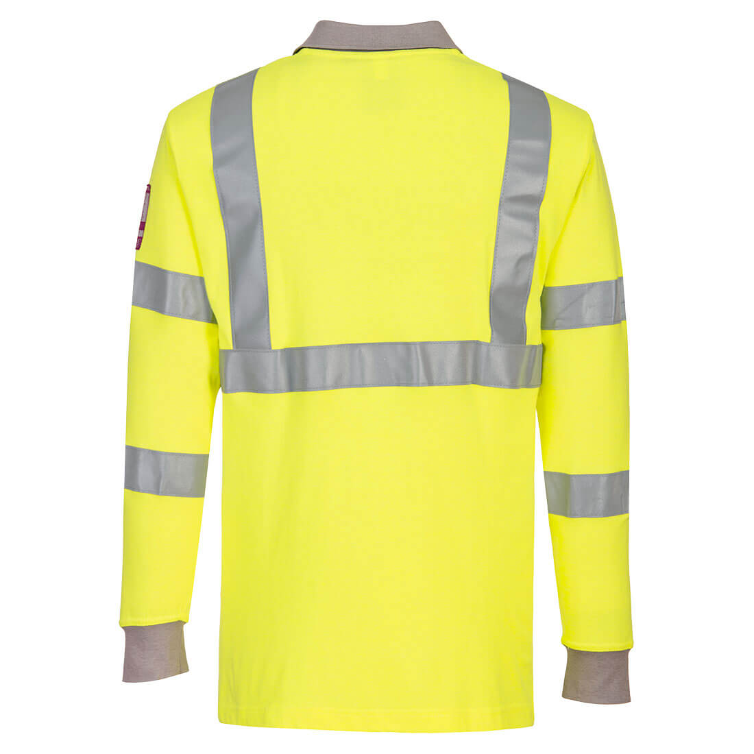 Portwest Modaflame Knit Hi-Vis FR Long Sleeve Polo Shirt FR77
