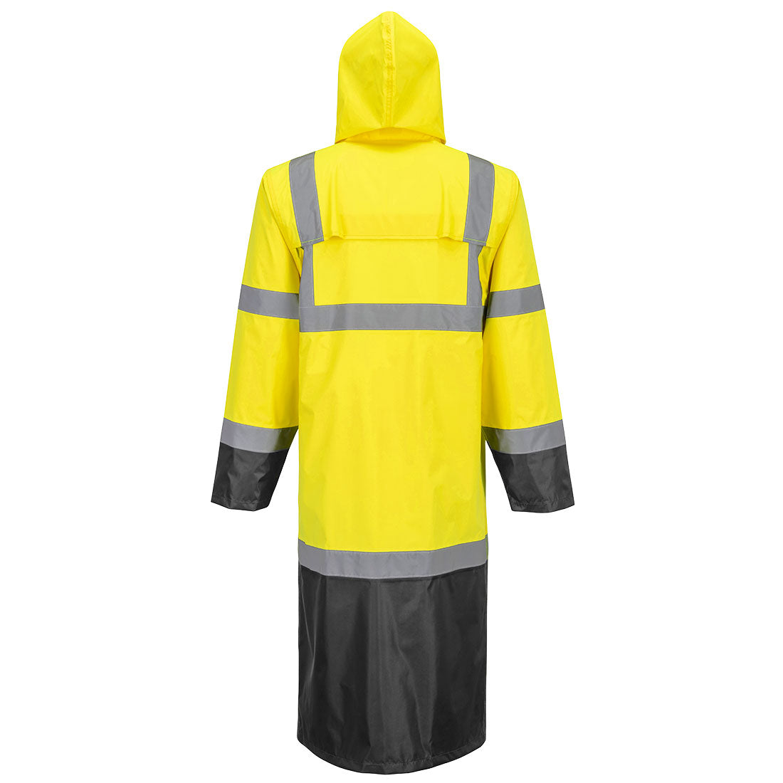 Portwest Hi-Vis Contrast Raincoat 122cm H446