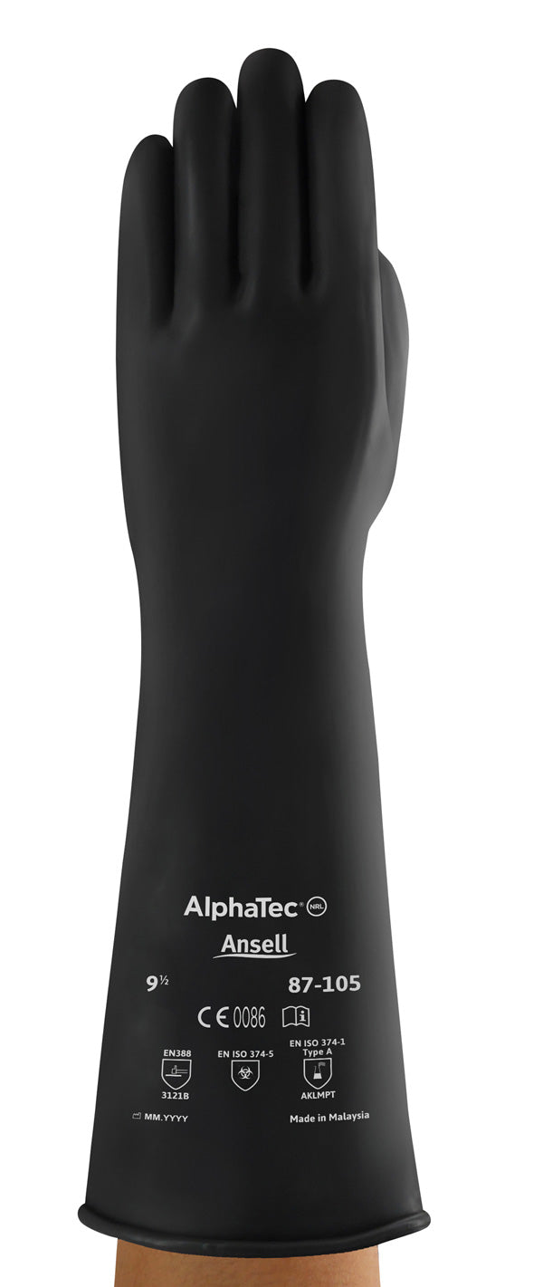 INDUSTRIAL LATEX HEAVY WEIGHT 17" GAUNTLET