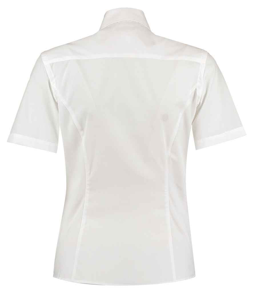 Kustom Kit Ladies Short Sleeve Tailored Business Shirt