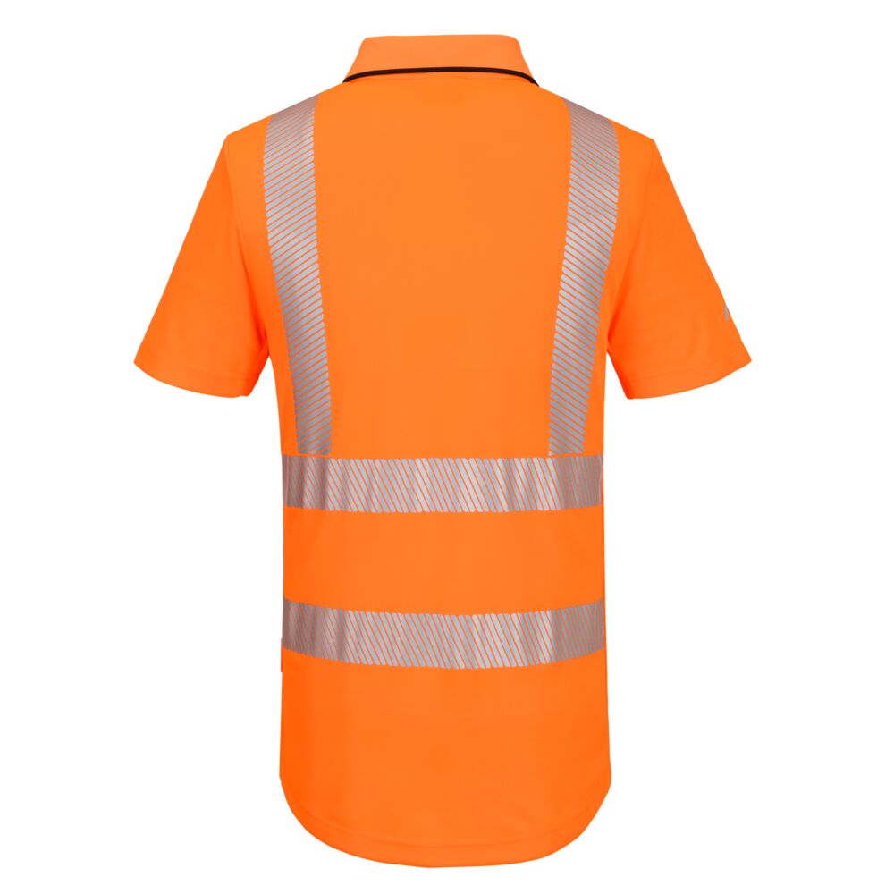 Portwest KX3 Sport Hi-Vis Zip Polo Shirt S/S KX302