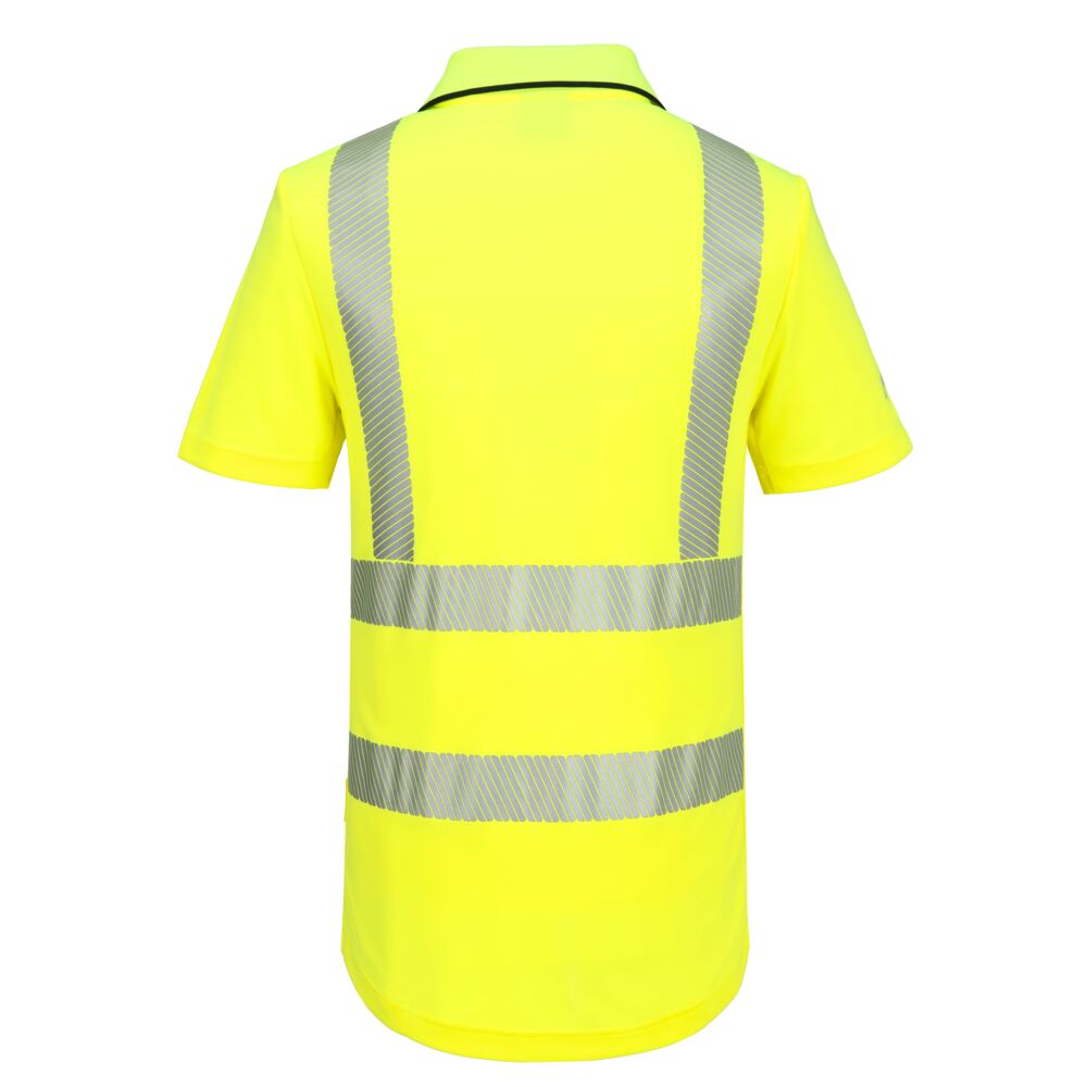 Portwest KX3 Sport Hi-Vis Zip Polo Shirt S/S KX302