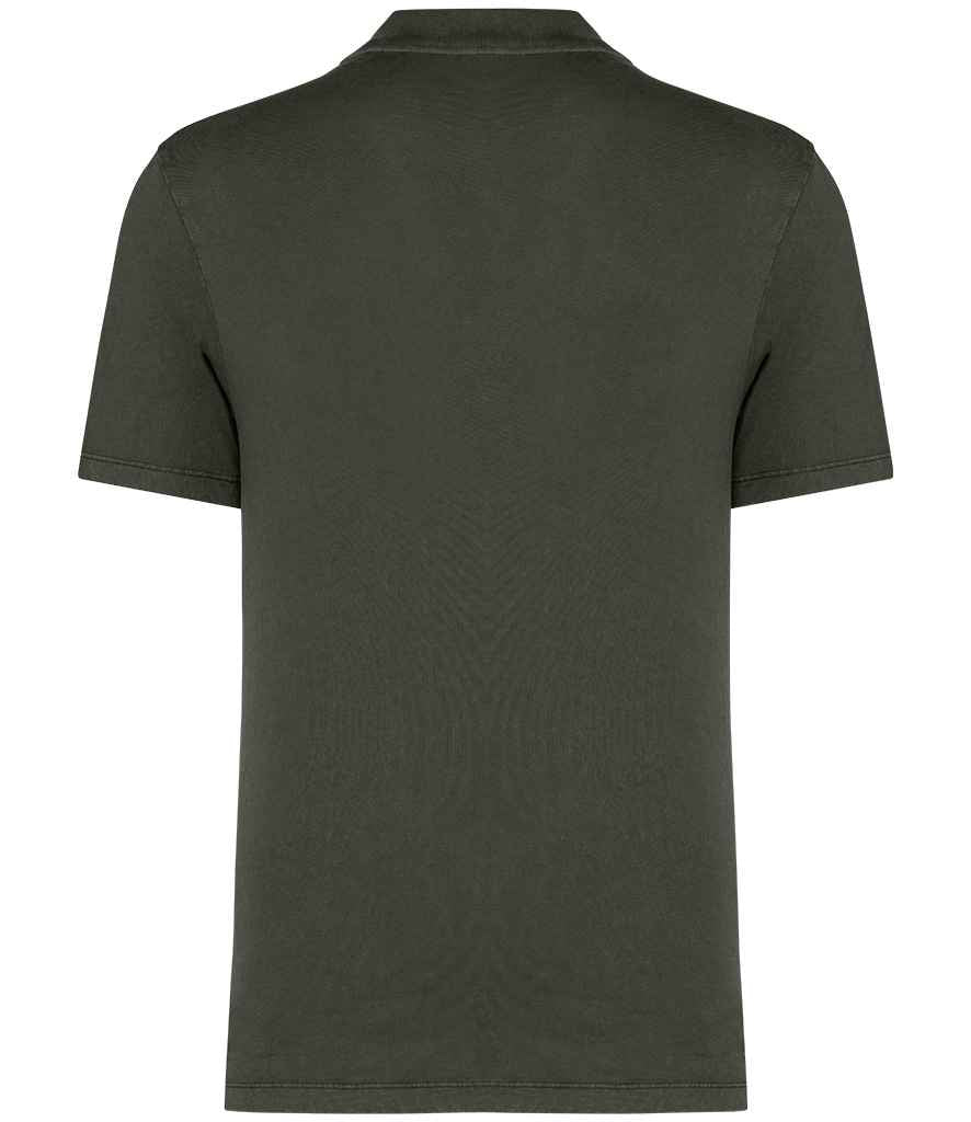 Native Spirit Washed Jersey Polo Shirt