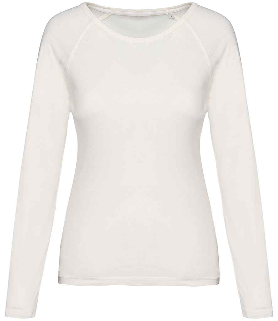 Native Spirit Ladies Raglan Long Sleeve Washed T-Shirt
