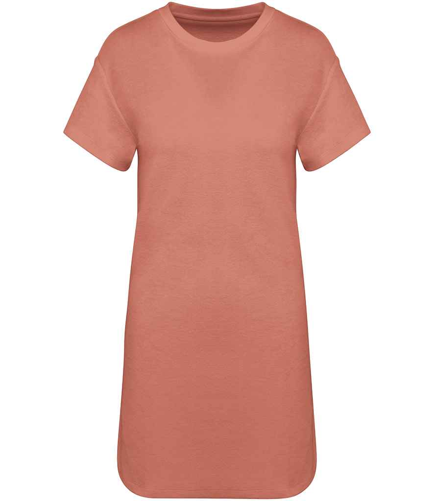 Native Spirit Ladies Terry Towel Dropped Shoulder T-Shirt Dress