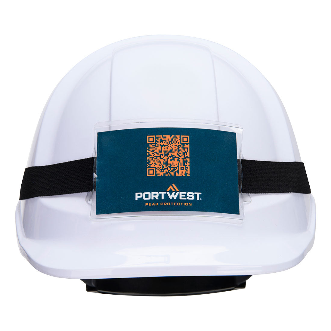 Portwest Universal Helmet Badge Holder Black PA40