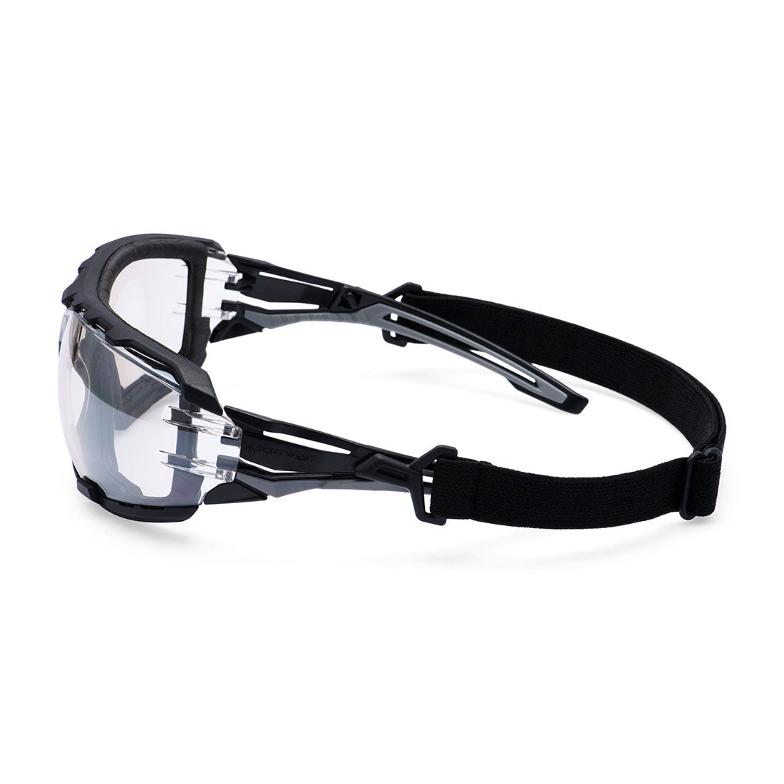 Portwest Anthracite Wraparound Plus Safety Glasses PR02