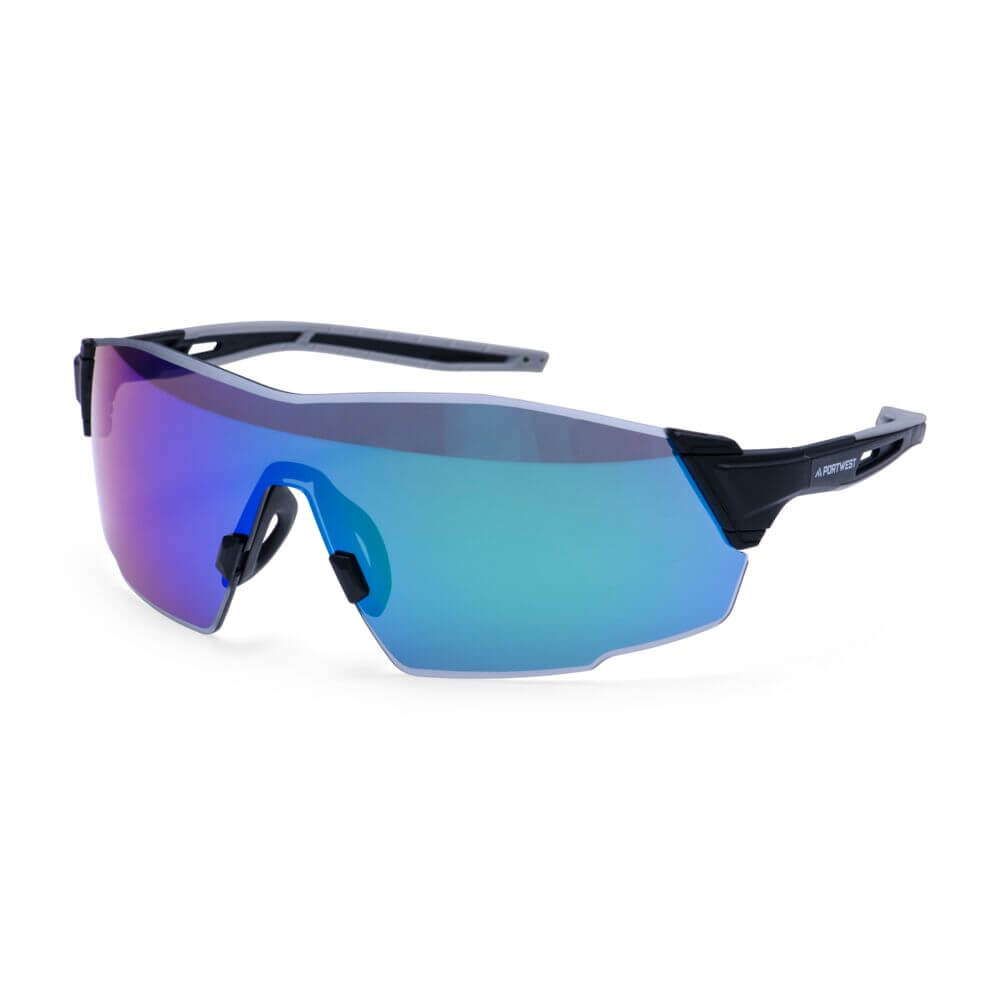 Portwest Sporty Shield Safety Glasses Blue Mirror PT01