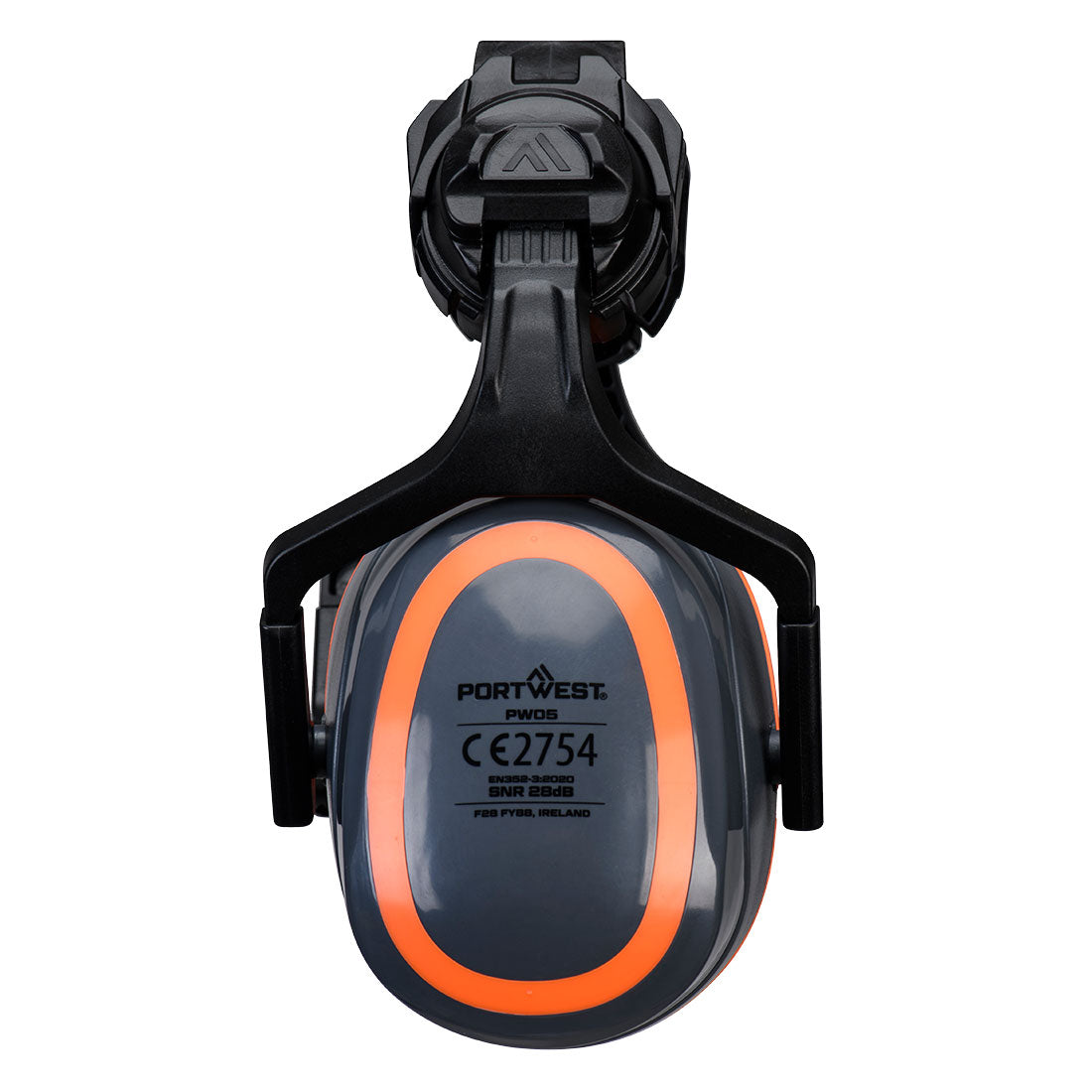 Portwest HV Extreme Ear Defenders High Clip-On Metal Free PW05