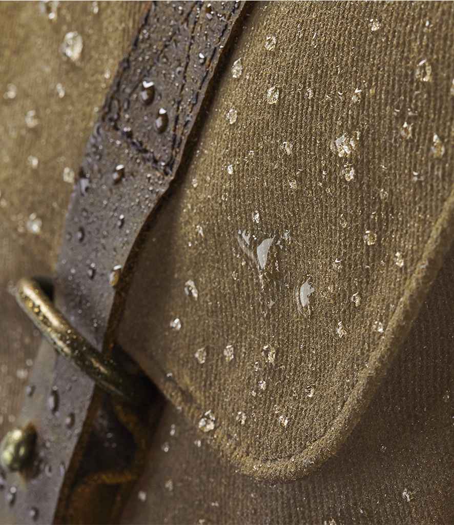 Quadra Heritage Waxed Canvas Messenger Bag