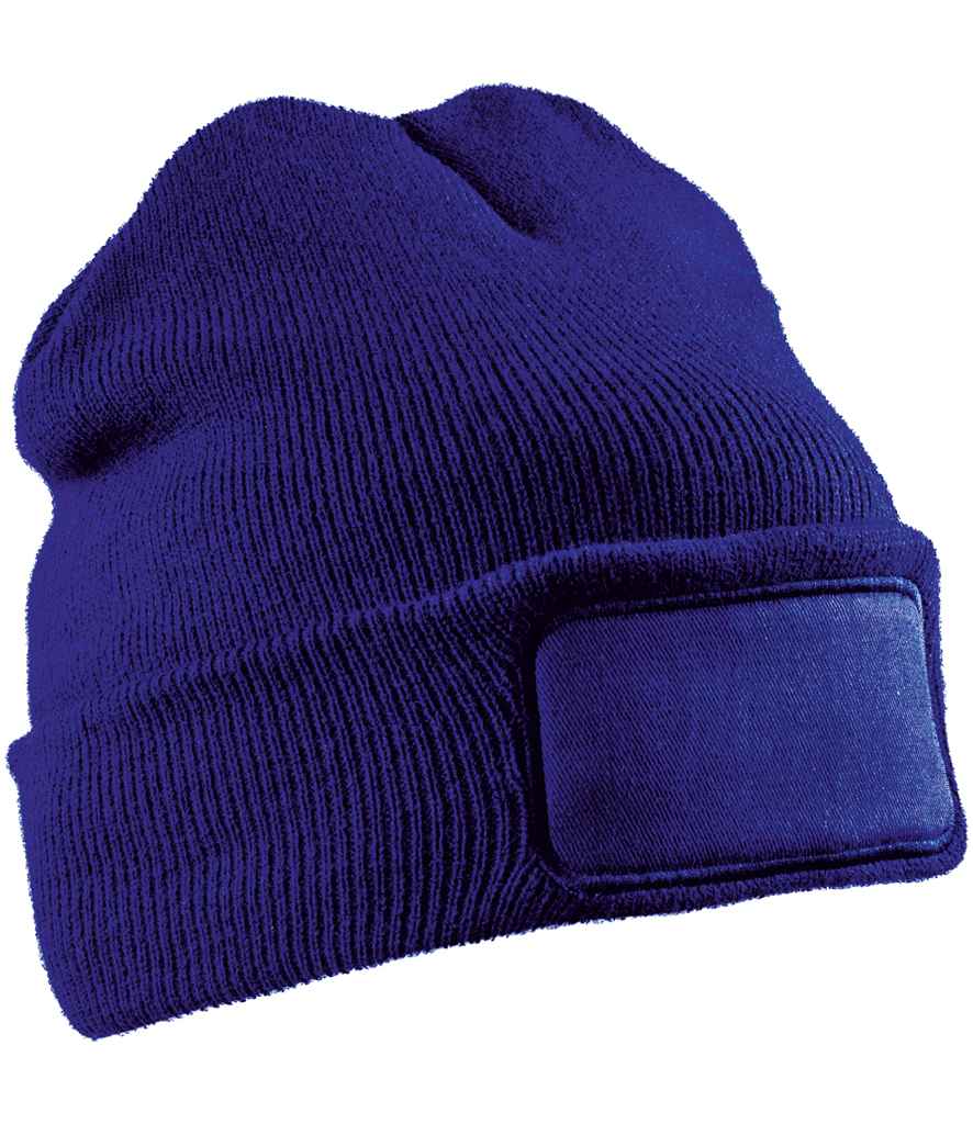 Result Recycled Double Knit Printers Beanie