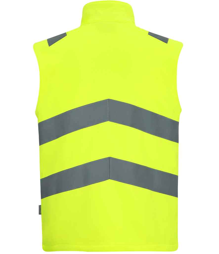 Regatta High Visibility Pro Contract Ablaze Soft Shell Bodywarmer