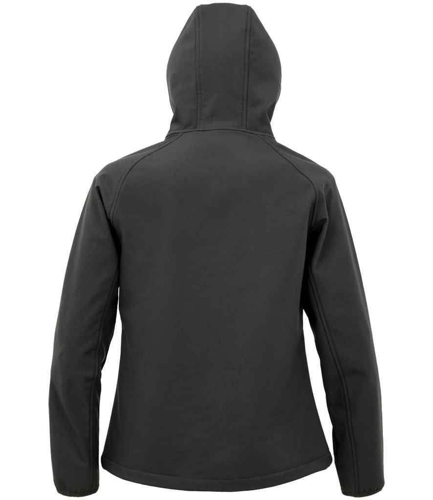Result Recycled Ladies Three Layer Printable Hooded Soft Shell Jacket