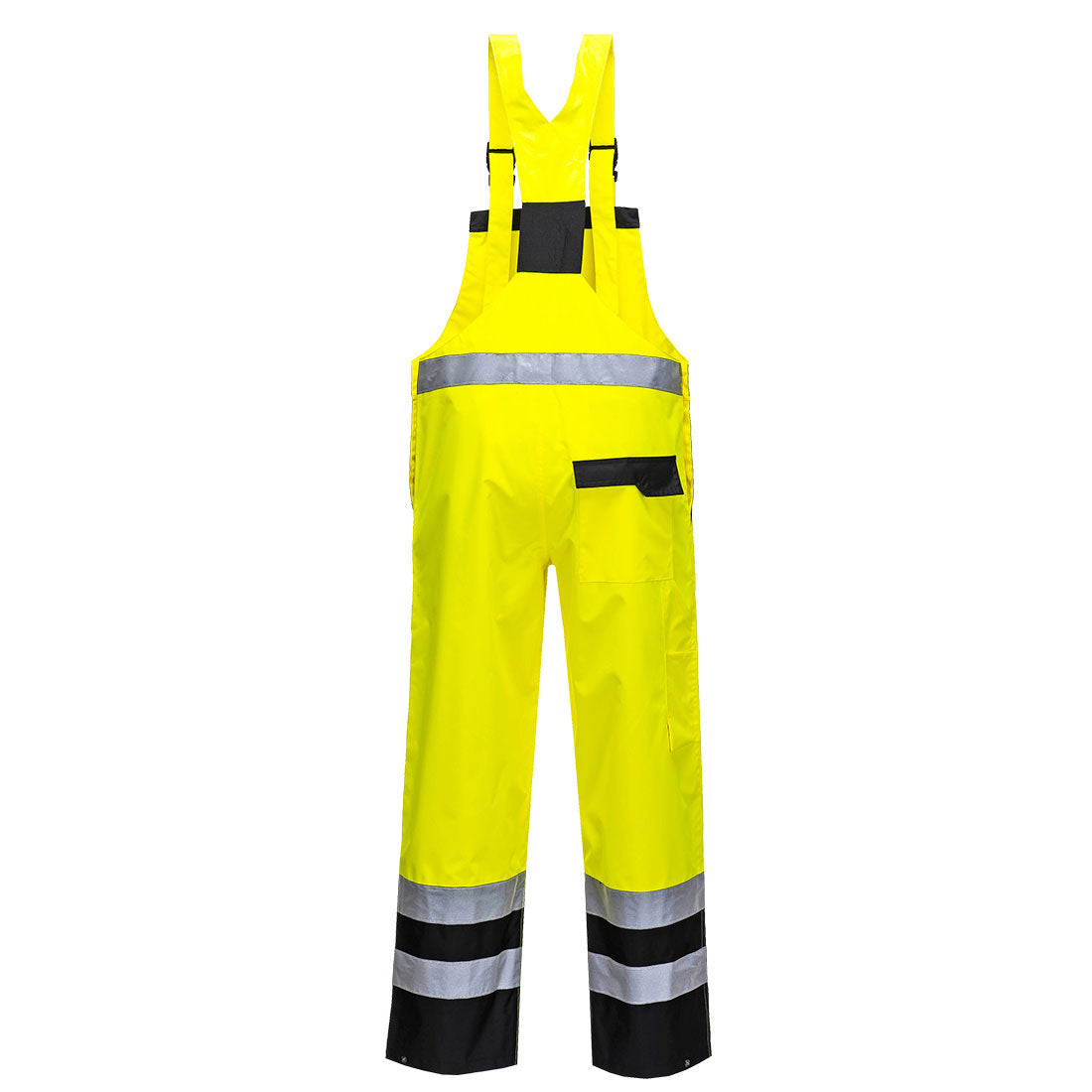 Portwest Hi-Vis Breathable Contrast Rain Bib and Brace S488