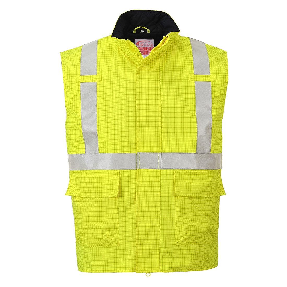 Portwest Bizflame Rain Hi-Vis FR Bodywarmer