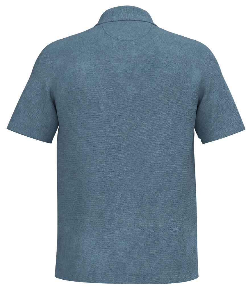 Spasso Terry Towel Polo Shirt