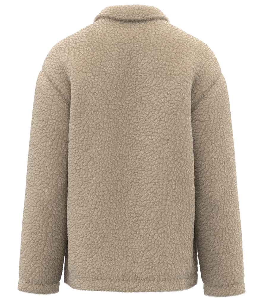 Spasso Unisex Sherpa Drop Shoulder Overshirt