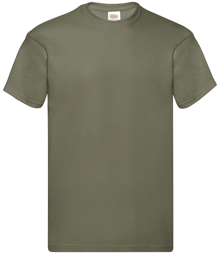 Fruit of the Loom 100% Cotton Crew Neck Original T-Shirt SS12 (610820)