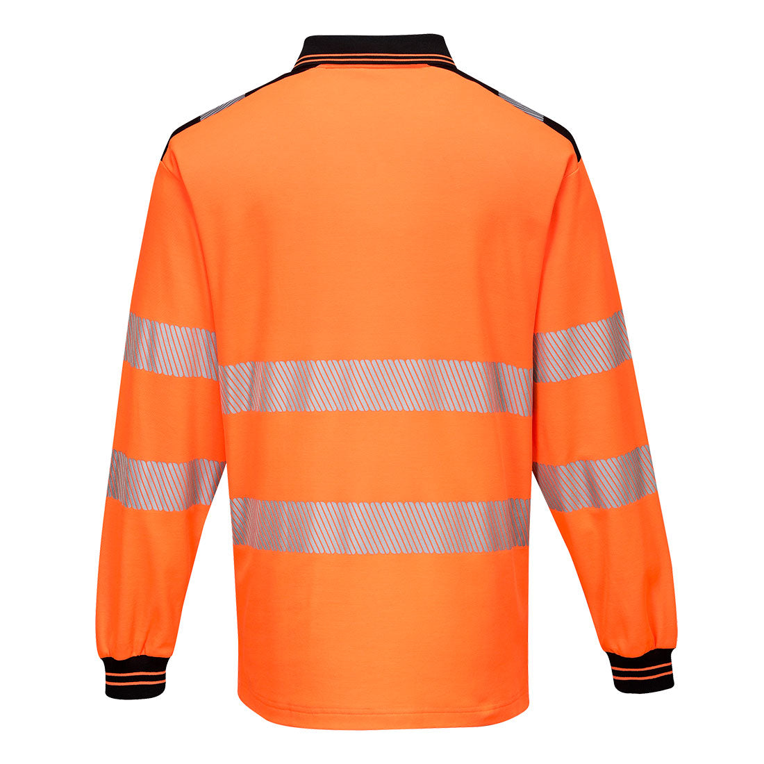 Portwest PW3 Hi-Vis Cotton Comfort Polo Shirt L/S T184
