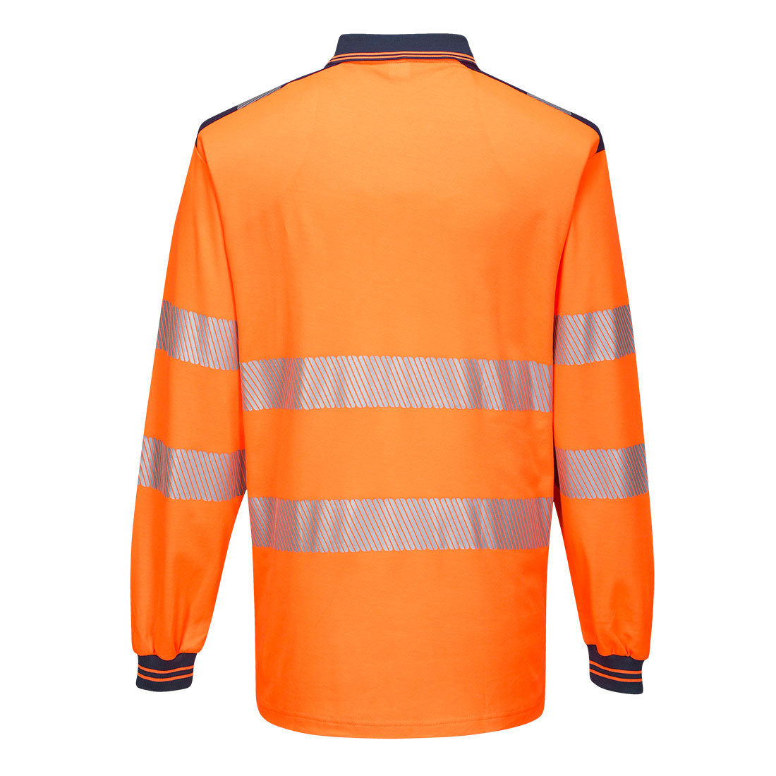 Portwest PW3 Hi-Vis Cotton Comfort Polo Shirt L/S T184