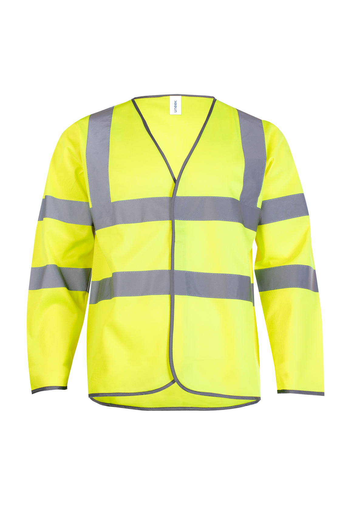 Uneek Long Sleeve Hi Vis Safety Waistcoat