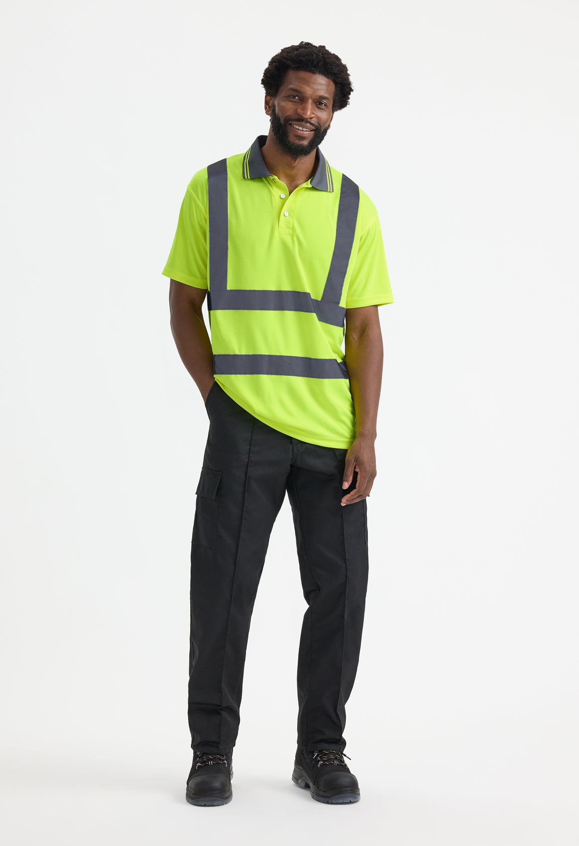 Uneek Hi Vis Short Sleeve Polo Shirt