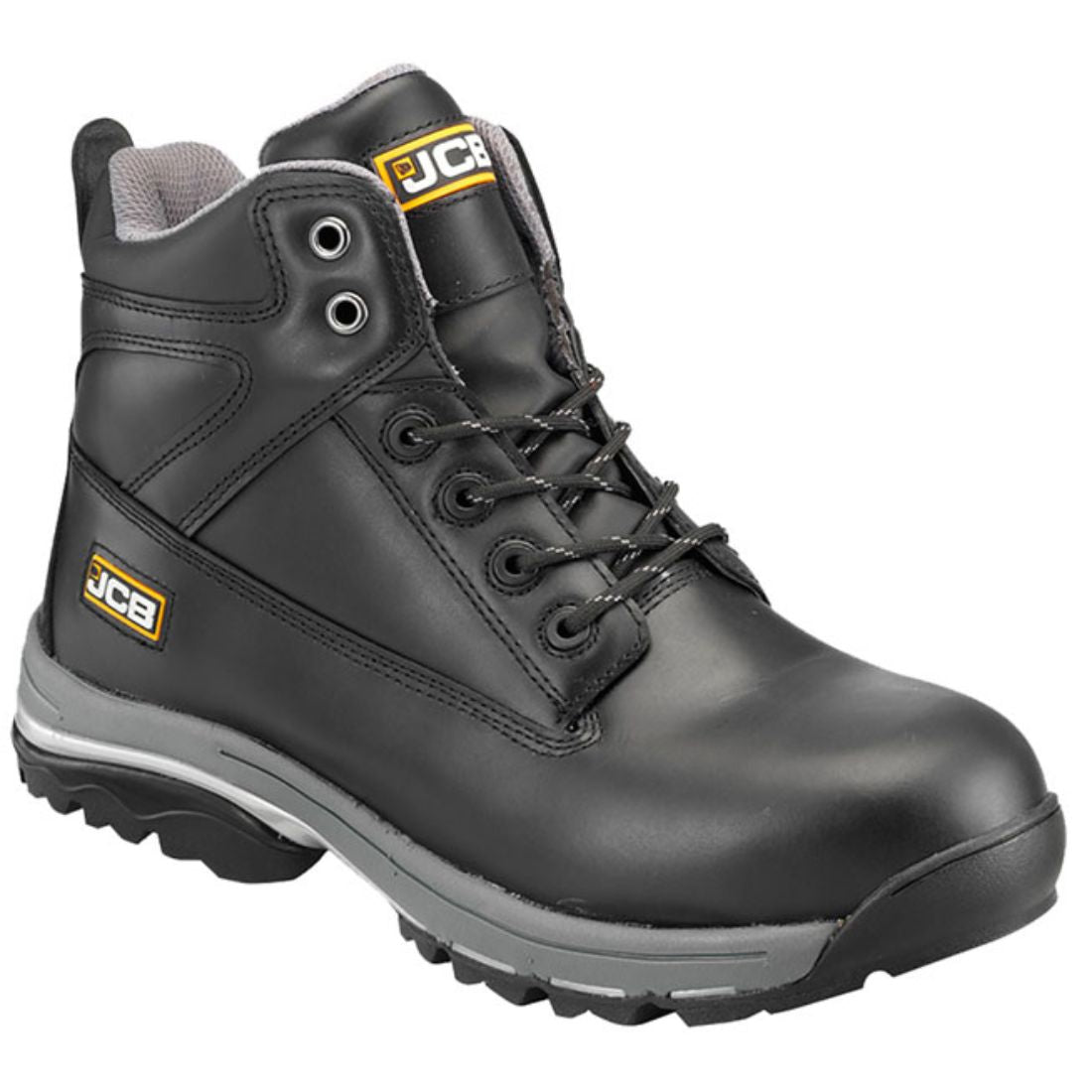 JCB WORKMAX Men's Metal Safety BLACK BOOT