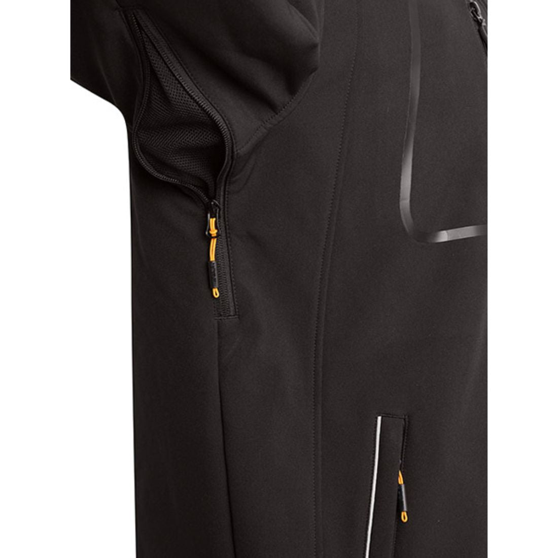 JCB TRADE HOODED SOFTSHELL