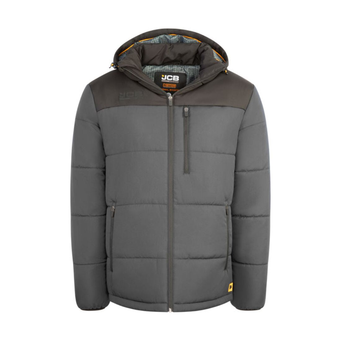 JCB UNISEX PADDED JACKET WITH HOOD