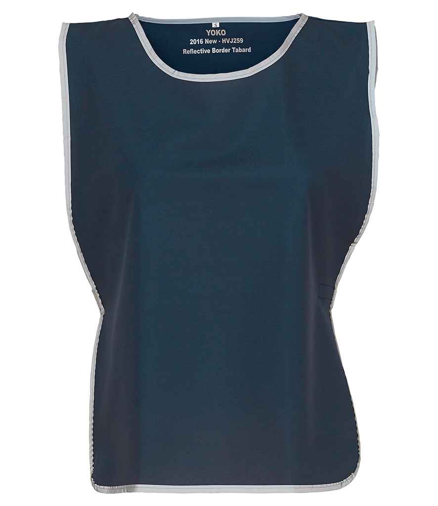 Yoko Hi-Vis Reflective Border Tabard | Navy - YOKO