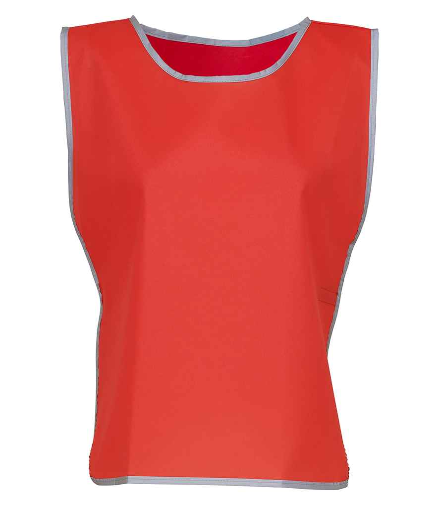 Yoko Hi-Vis Reflective Border Tabard | Red - YOKO
