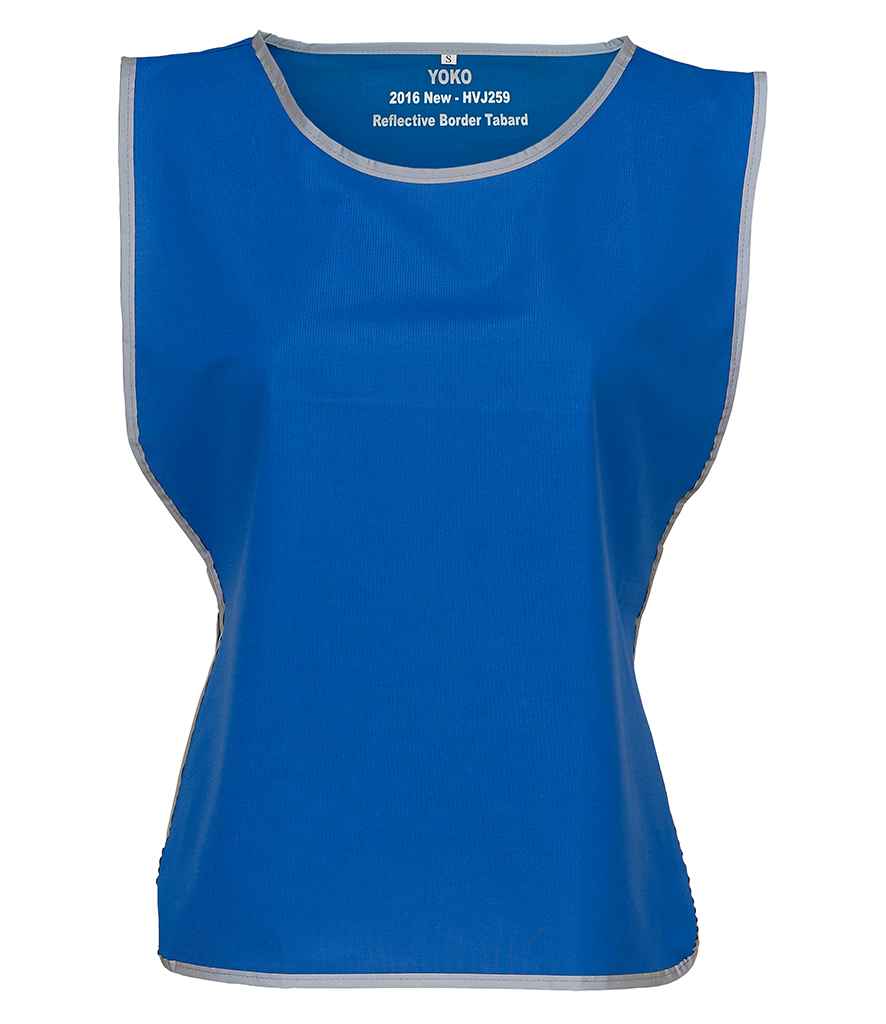 Yoko Hi-Vis Reflective Border Tabard | Royal Blue - YOKO