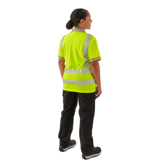 Ladies Hi Vis Savannah Birds Eye Polo
